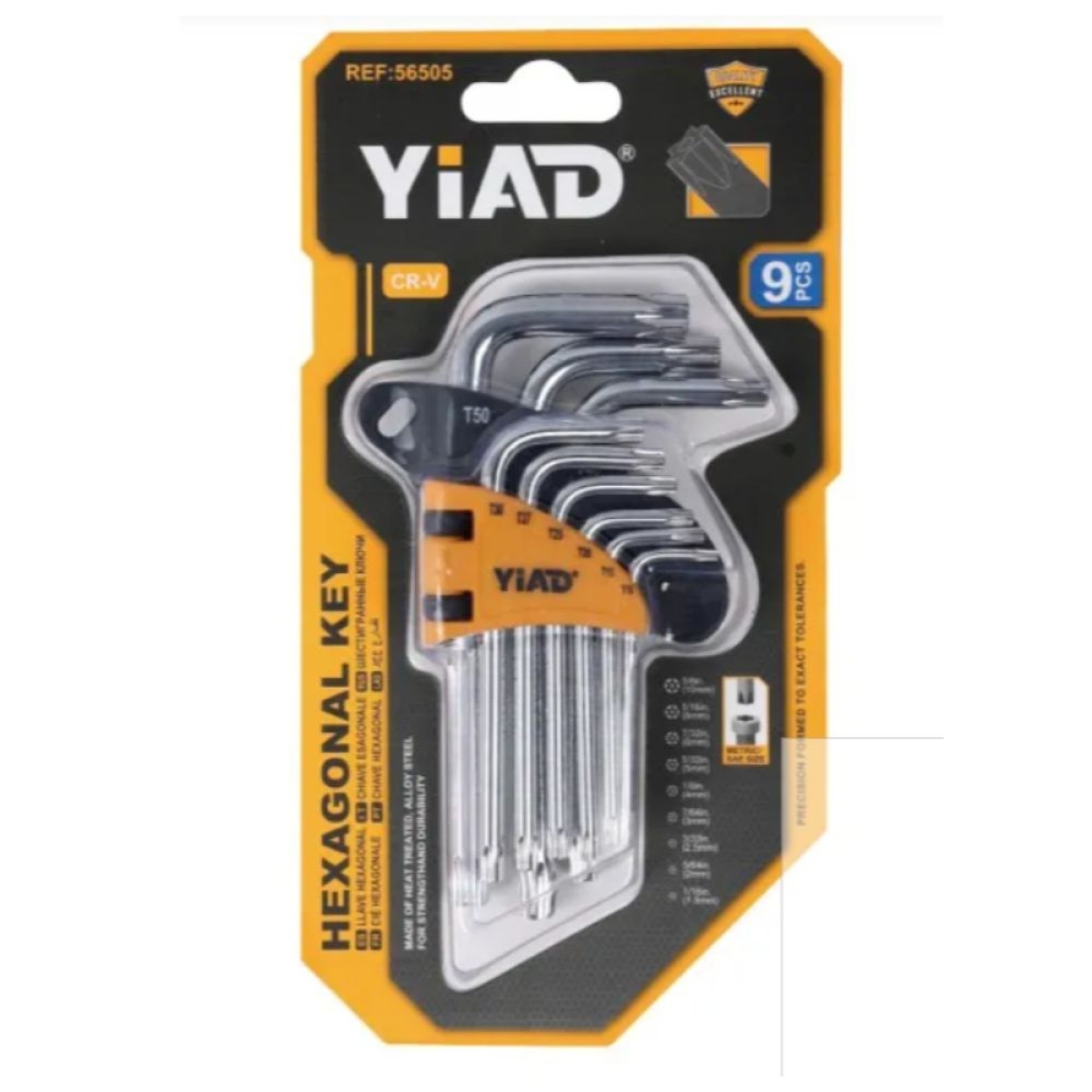 Σετ Κλειδιά Torx 9 τμχ YIAD 56505
