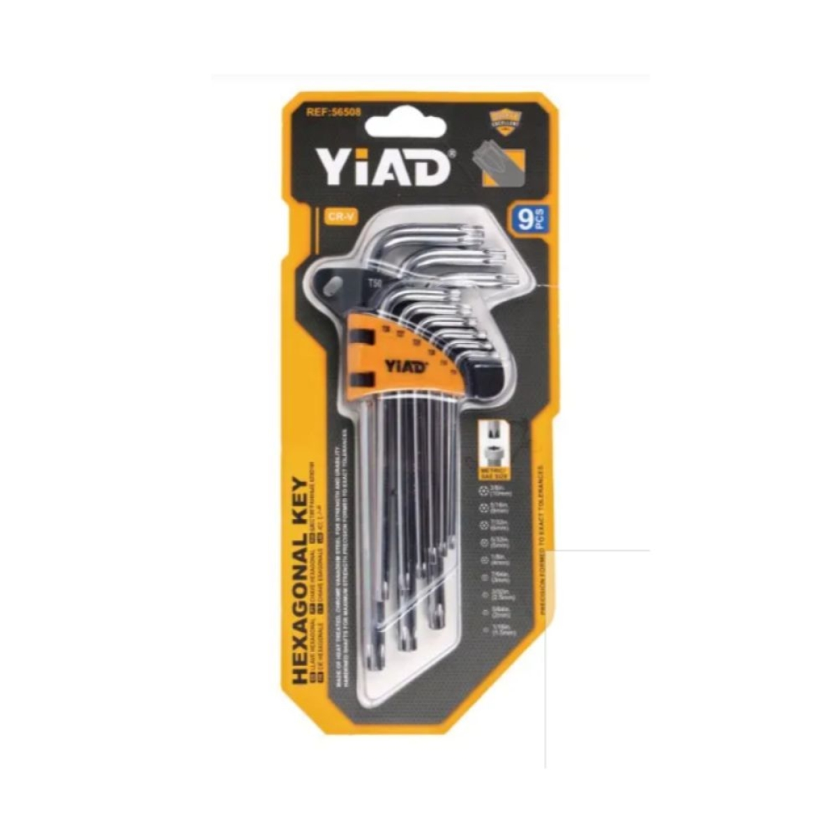 Σετ Κλειδιά Torx 9 τμχ YIAD 56508