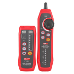 Σετ Tester & Tracker Καλωδίων Δικτύου RJ45 / RJ11 / Τηλεφωνικές Γραμμές UNI-T UT683KIT Κόκκινο