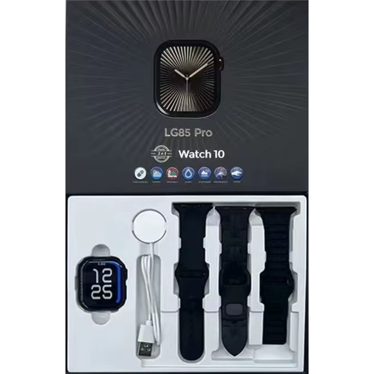 Smartwatch Με HD IPS Οθόνη 2.1’’, Παρακολούθηση Υγείας Και SOS - LG85 Pro - Image 2