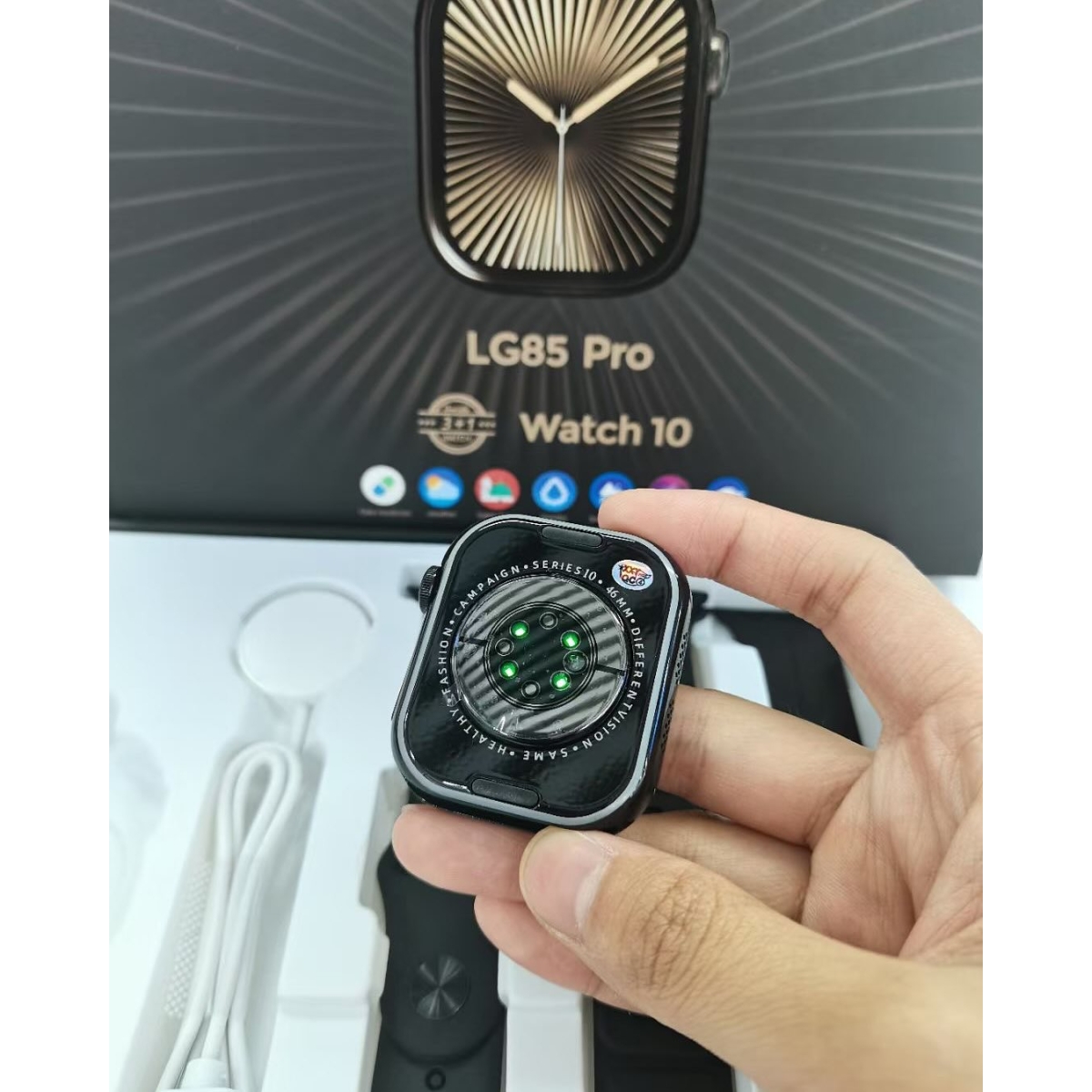 Smartwatch Με HD IPS Οθόνη 2.1’’, Παρακολούθηση Υγείας Και SOS - LG85 Pro - Image 3