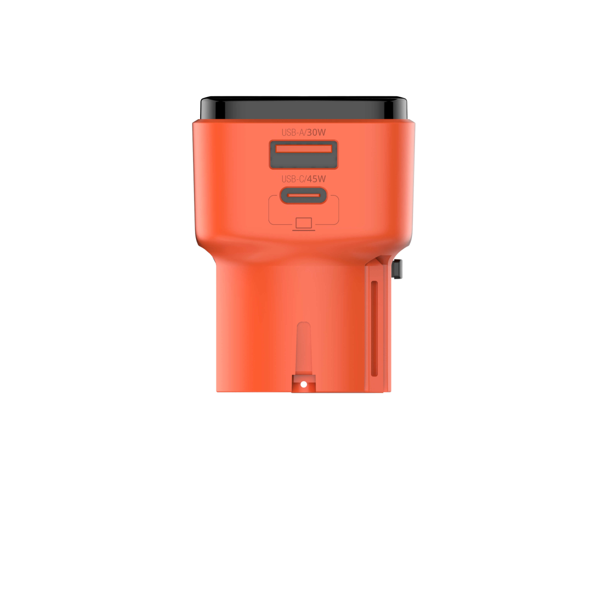 Ταχυφορτιστής Τοίχου 45W Ultra-Fast Charging LDNIO Q2420 -  Πορτοκαλί - Image 5