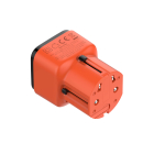 Ταχυφορτιστής Τοίχου 45W Ultra-Fast Charging LDNIO Q2420 -  Πορτοκαλί - Image 6
