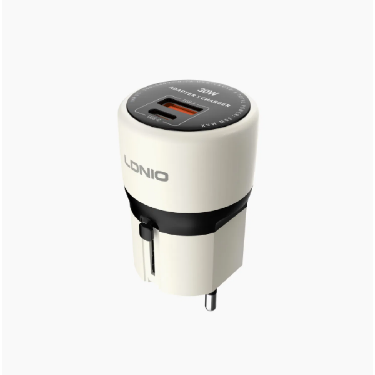 Ταχυφορτιστής Τοίχου USB-C με Power Delivery LDNIO Q2319 - Λευκό - Image 3