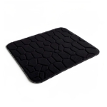 Ταπέτο Μπάνιου Polyester 45x70εκ. Stone Bliss Black