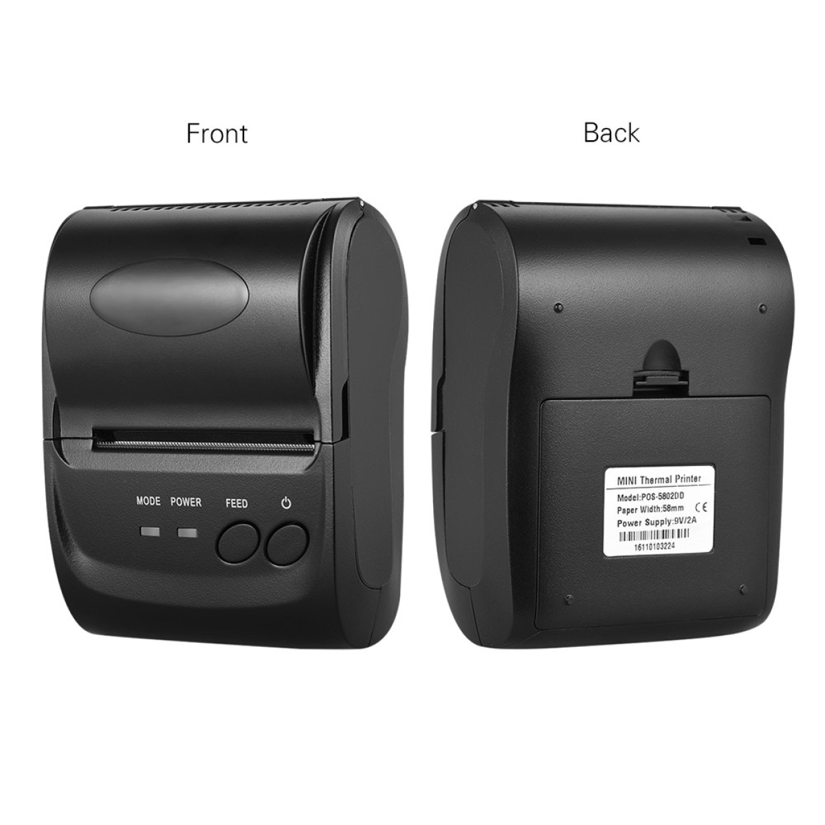 Θερμικός Εκτυπωτής 58mm USB Bluetooth POS-5802DD - Image 4