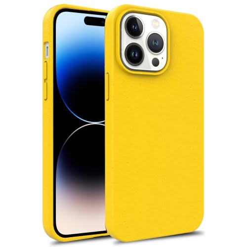 Θήκη Back Cover Σιλικόνης Για Iphone 15 Pro - Κιτρινο