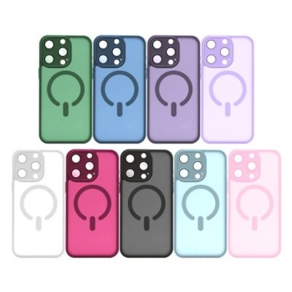 Θήκη Hybrid MagSafe Frosted Back Cover με Προστασία Κάμερας για iPhone 17