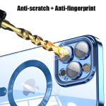 Θήκη Κινητού CD Texture MagSafe Διαφανής για iPhone 15