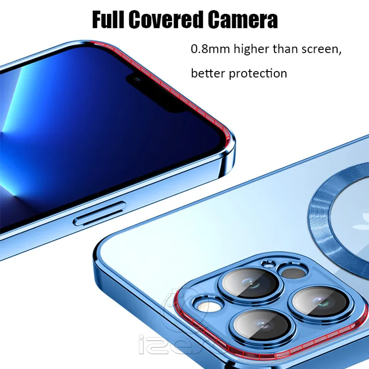 Θήκη Κινητού CD Texture MagSafe Διαφανής για iPhone 15