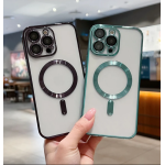 Θήκη Κινητού CD Texture MagSafe Διαφανής για iPhone 15