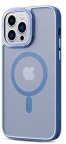 Θήκη Κινητού Magsafe Ημιδιαφανής Ματ Για Iphone 15 - Γαλαζιο