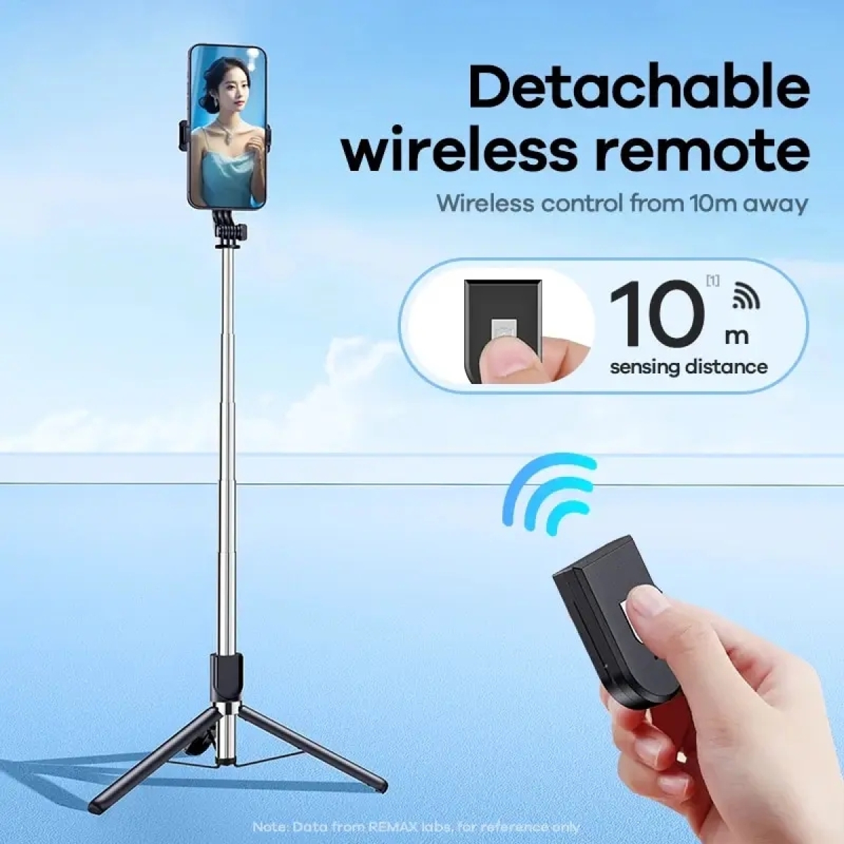 Τρίποδο Selfie Stick Με Bluetooth Τηλεχειριστήριο REMAX P17 - Image 6