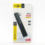 USB Hub 4 Σε 1 Με USB 3.0 Και Card Reader Klgo HB-13