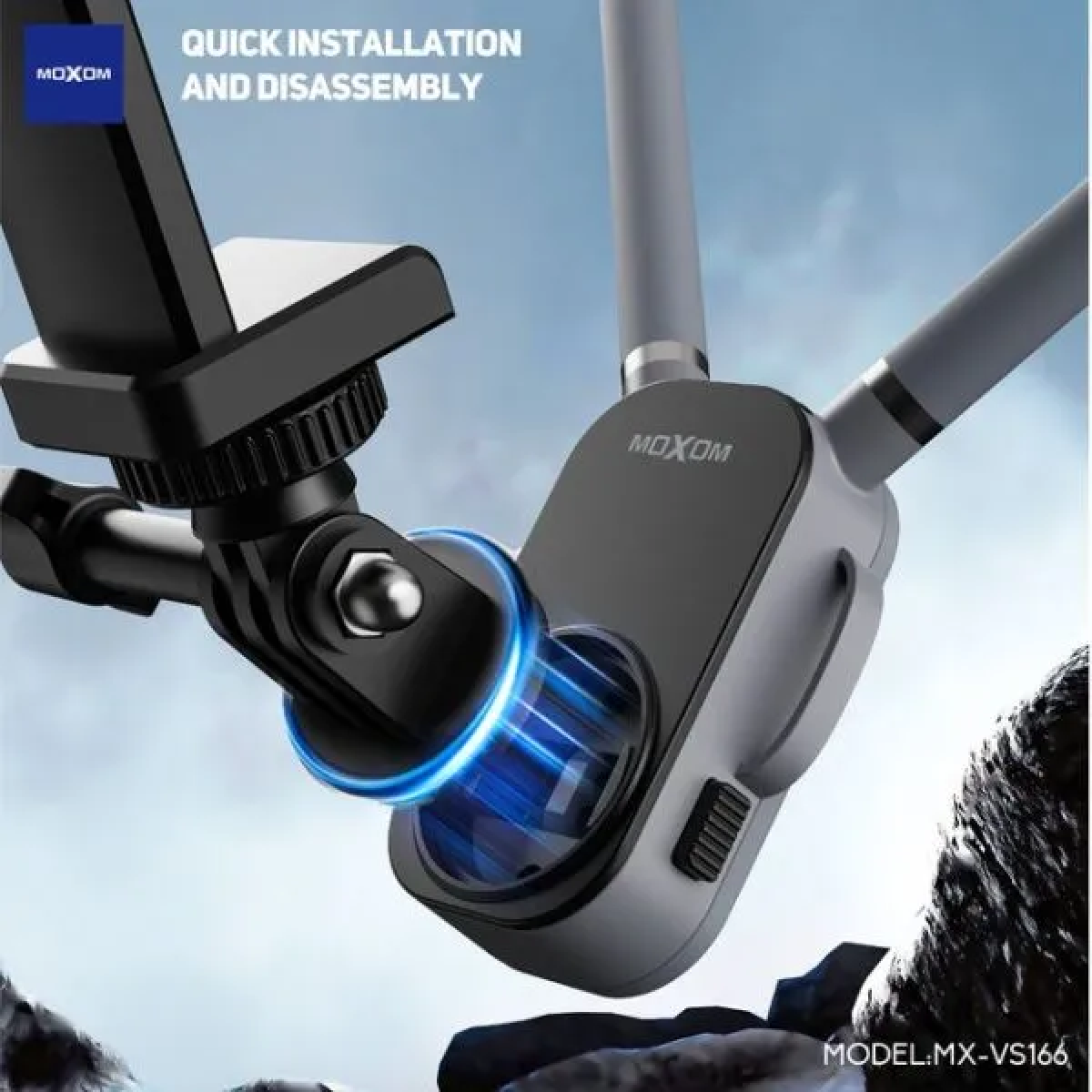 Βάση Τηλεφώνου Με Κλιπ Για Λαιμό MOXOM MX-VS166 - Image 3