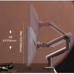 Βραχίονας Οθόνης Gaming 27″–50″ Ρυθμιζόμενος 360° NB A5 - Image 6