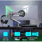 Βραχίονας Οθόνης Gaming 27″–50″ Ρυθμιζόμενος 360° NB A5 - Image 7
