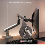 Βραχίονας Οθόνης Gaming 27″–50″ Ρυθμιζόμενος 360° NB A5 - Image 9