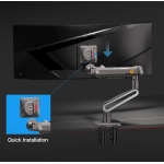 Βραχίονας Οθόνης Gaming 27″–50″ Ρυθμιζόμενος 360° NB A6 - Image 6