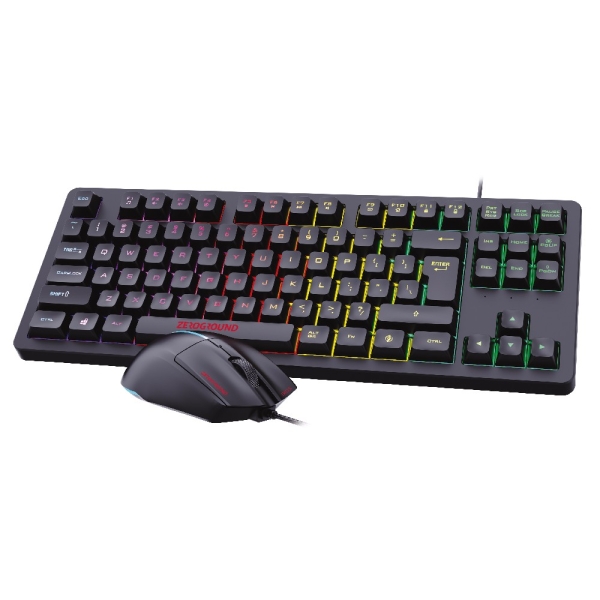 Ενσύρματο Πληκτρολόγιο & Ποντίκι Gaming RGB Zeroground KB-2300GUMS SOKI v3.0