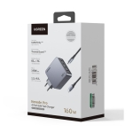 Φορτιστής Σπιτιού GaN PD 160W UGREEN X763 25877 4 Θέσεων, με καλώδιο USB-C 240W 1.5m Γκρί - Image 3