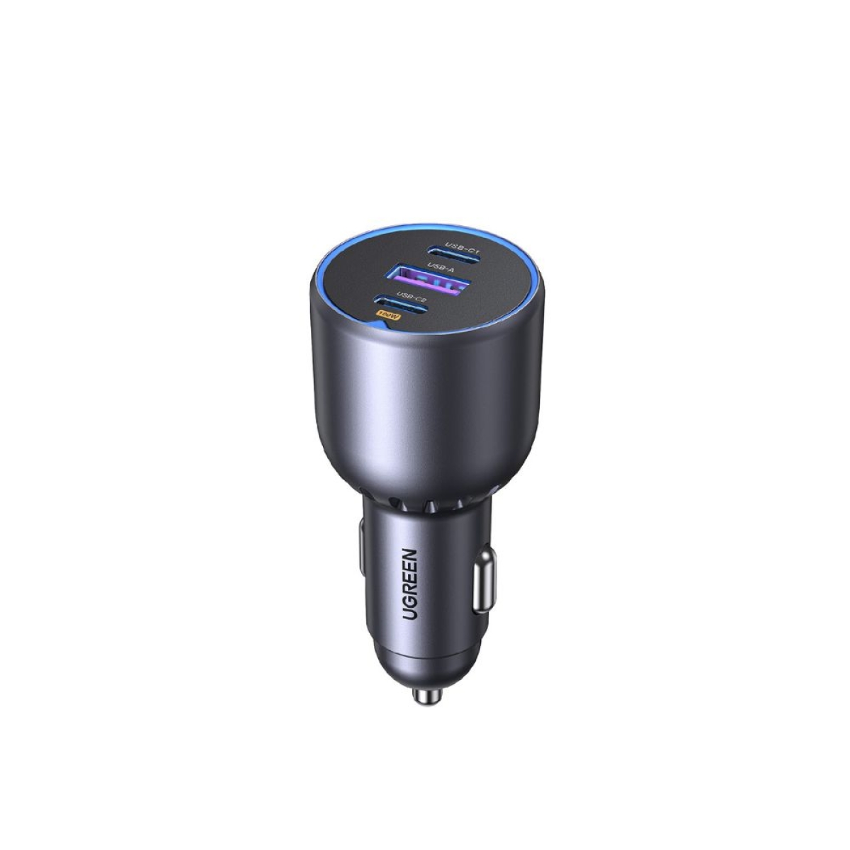 Φορτιστής Αυτοκινήτου PD 130W UGREEN EC705 35025 3 Θέσεων Γκρι - Image 2