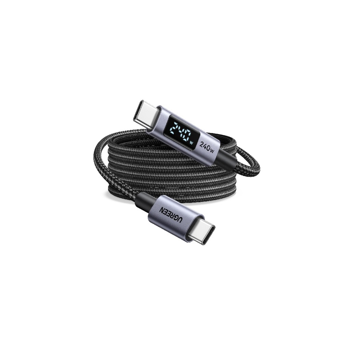 Καλώδιο Φόρτισης UGREEN L530 65866 USB-C σε USB-C PD 240W 1m Μαύρο - Image 2