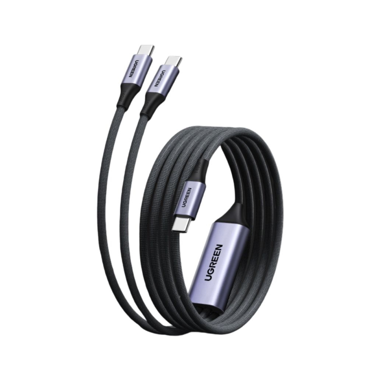 Καλώδιο Φόρτισης UGREEN L533 75733 USB-C σε 2x USB-C PD 140W 2m - Image 2