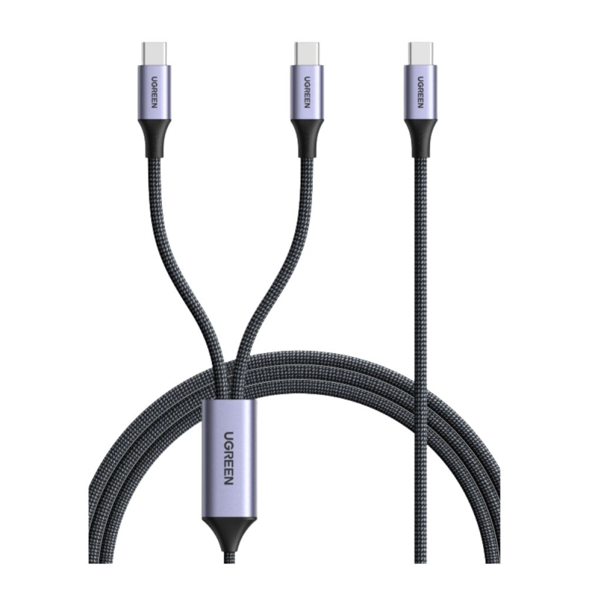 Καλώδιο Φόρτισης UGREEN L533 75733 USB-C σε 2x USB-C PD 140W 2m - Image 3