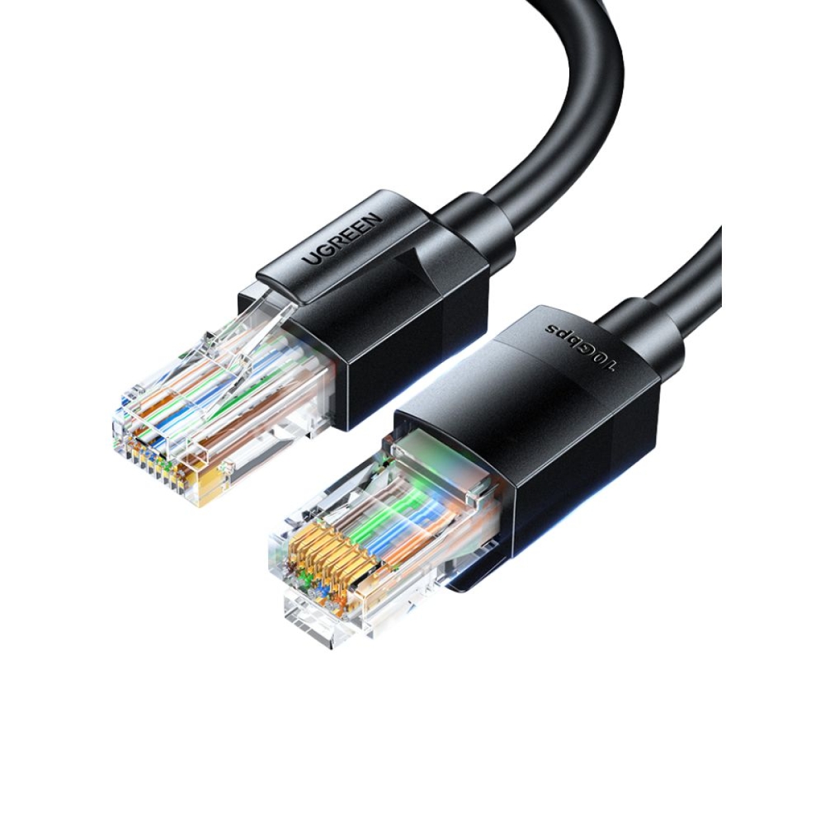 Καλώδιο Δικτύου UTP CAT6A UGREEN NW315 55154 0.5m Μαύρο - Image 2