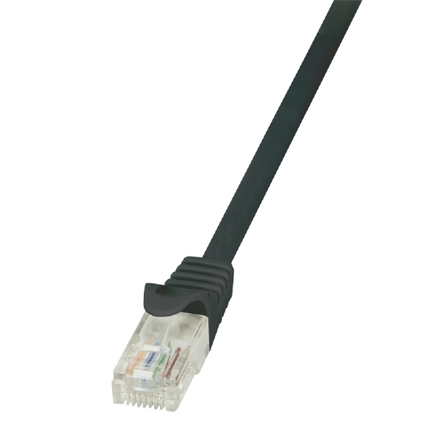 Καλώδιο Δικτύου U/UTP CAT6 LogiLink CP2013U 0.25m Μαύρο