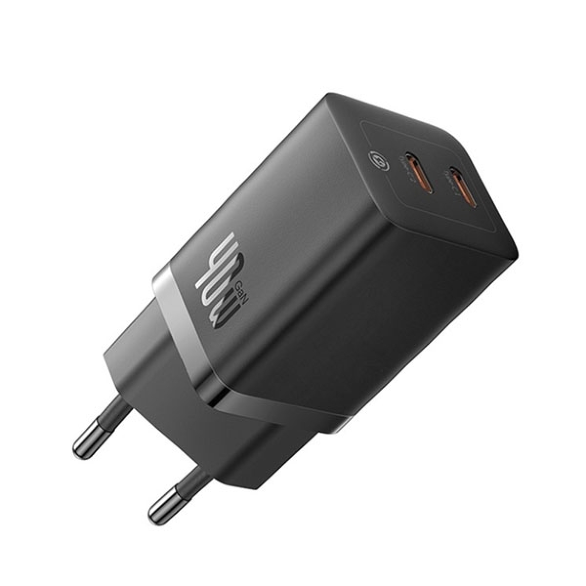 Baseus Φορτιστής Χωρίς Καλώδιο GaN5 Pro 40W 2xUSB-C Wall Charger - Black - Image 4