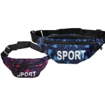 Τσαντάκι Μέσης Sport 3 zip 32x12x8cm 4teen4ty 401190 - 1 τμχ