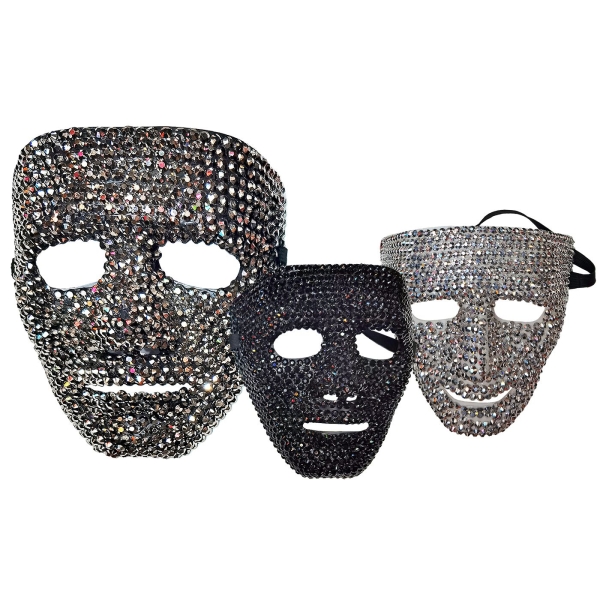 Μάσκα με Διαμάντια Πρόσωπο  Carnavalista 232586 - 1 τμχ