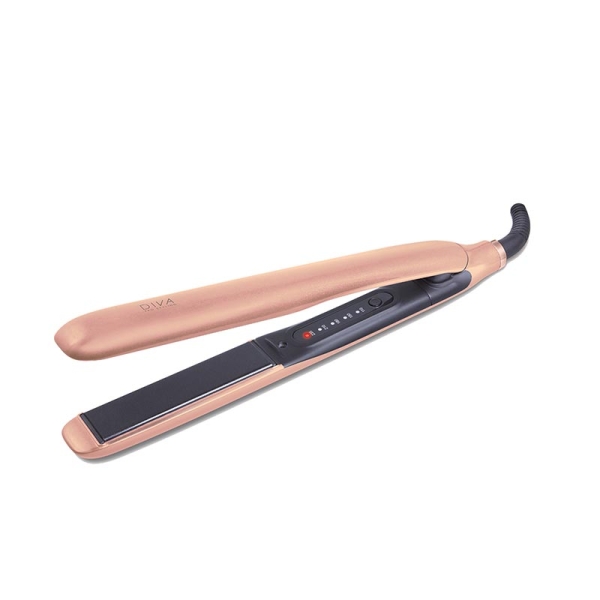 Diva Pro Precious Metals Touch Straightener Rose Gold Επαγγελματική Ψηφιακή Πρέσα Ισιώματος Μαλλιών Χρυσή