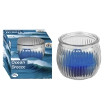 Κερί Ocean Breeze σε Βάζο 21h, 85gr Net, 7x6,5cm Homie 57479 - 1 τμχ