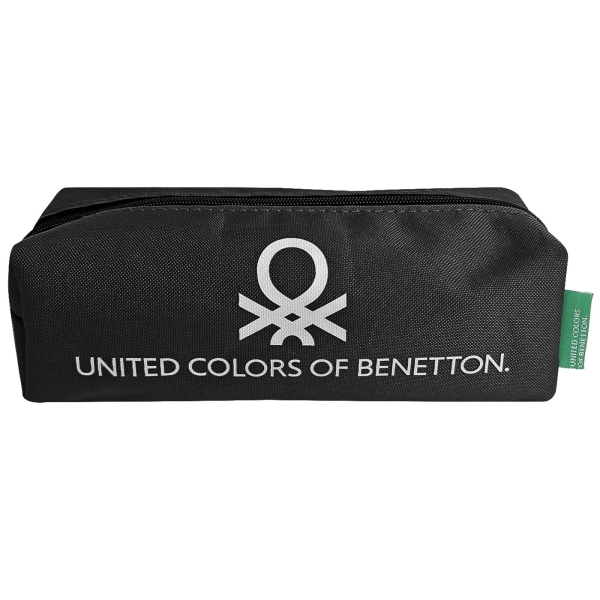 Κασετίνα Μαύρη United Colors of Benetton 20x6cm Benetton 1015F-9306K - 1 τμχ