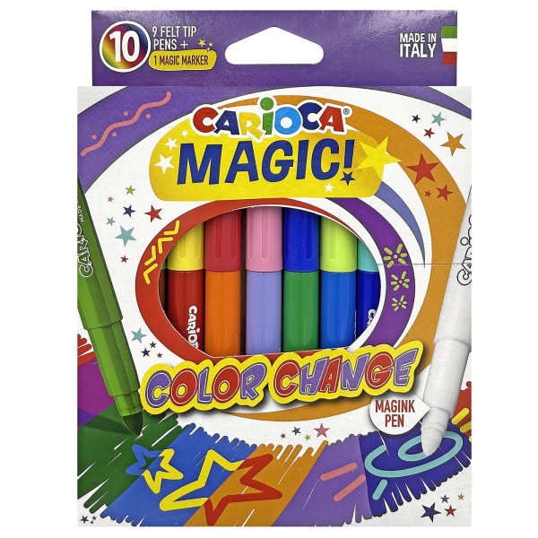 Μαρκαδόρος Carioca Magic σετ=10 Χρώματα  Carioca 42737 - 1 τμχ