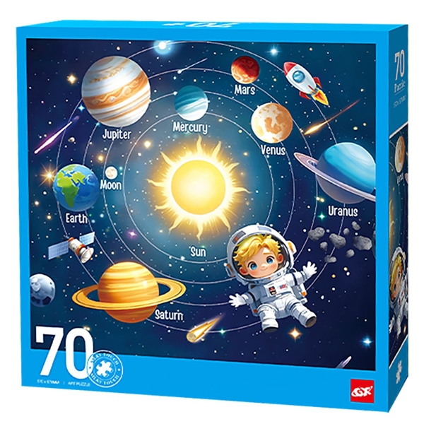 Παζλ 70 τεμ Διάστημα 25x25x5cm ToyMarkt 891904 - 1 τμχ