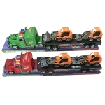 Νταλίκα Friction με 2 Δομικά Οχήματα 43x11x8cm ToyMarkt 902289 - 1 τμχ