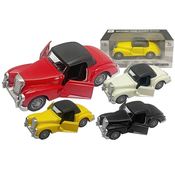Κλασική Mercedes die Cast Pull Back 1:32 16x7x6cm ToyMarkt 902301 - 1 τμχ