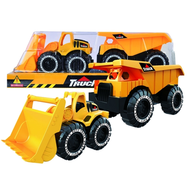 Ανατρεπόμενο + Εκσκαφέας Free Wheels 41x13x12cm ToyMarkt 913555 - 1 τμχ