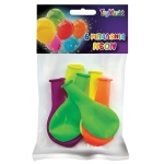Σετ 6 Μπαλόνια Νέον 26cm ToyMarkt 913567 - 1 τμχ