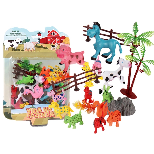 Αστεία Ζωάκια σε Καρτέλα 25x16x5cm ToyMarkt 913613 - 1 τμχ