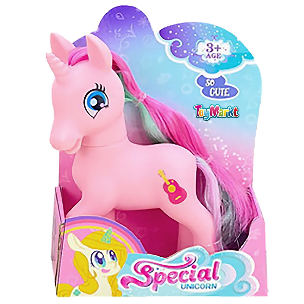 Μονόκερος με Μακριά Χαίτη Special Unicorn 16x12x5cm ToyMarkt 922092 - 1 τμχ - Image 2