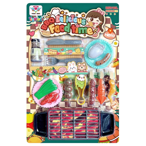Bbq Food Delicious Blister Card 43x28x3cm ToyMarkt 971276 - 1 τμχ