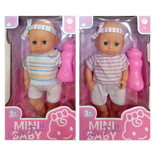 Μωρό 22cm με Μπιμπερό 13x23x7cm ToyMarkt 98260 - 1 τμχ