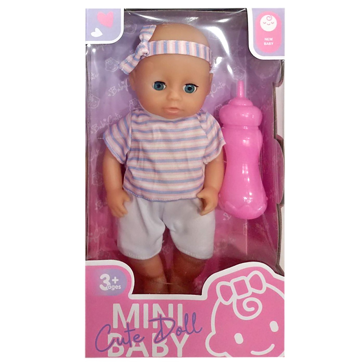 Μωρό 22cm με Μπιμπερό 13x23x7cm ToyMarkt 98260 - 1 τμχ - Image 2