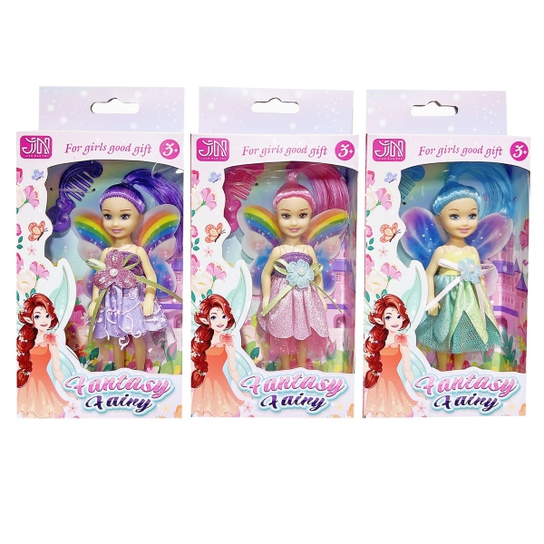 Κούκλα 5" Πεταλούδα Fantasy Fairy 21x10x3cm ToyMarkt 98261 - 1 τμχ