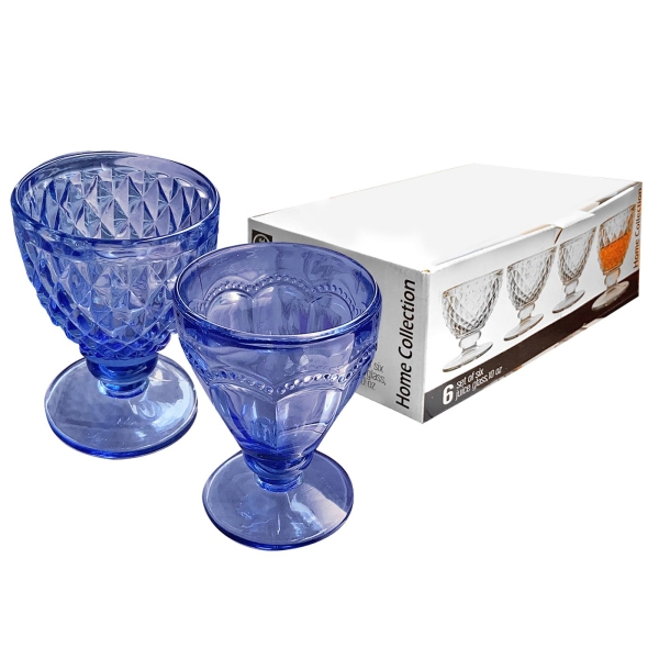 Μπωλ Κολωνάτα Χρωματιστά 6τεμ 13x9cm  220ml Homie 1001952 - 1 τμχ